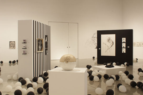 An Exhibition in Black and White, installation view