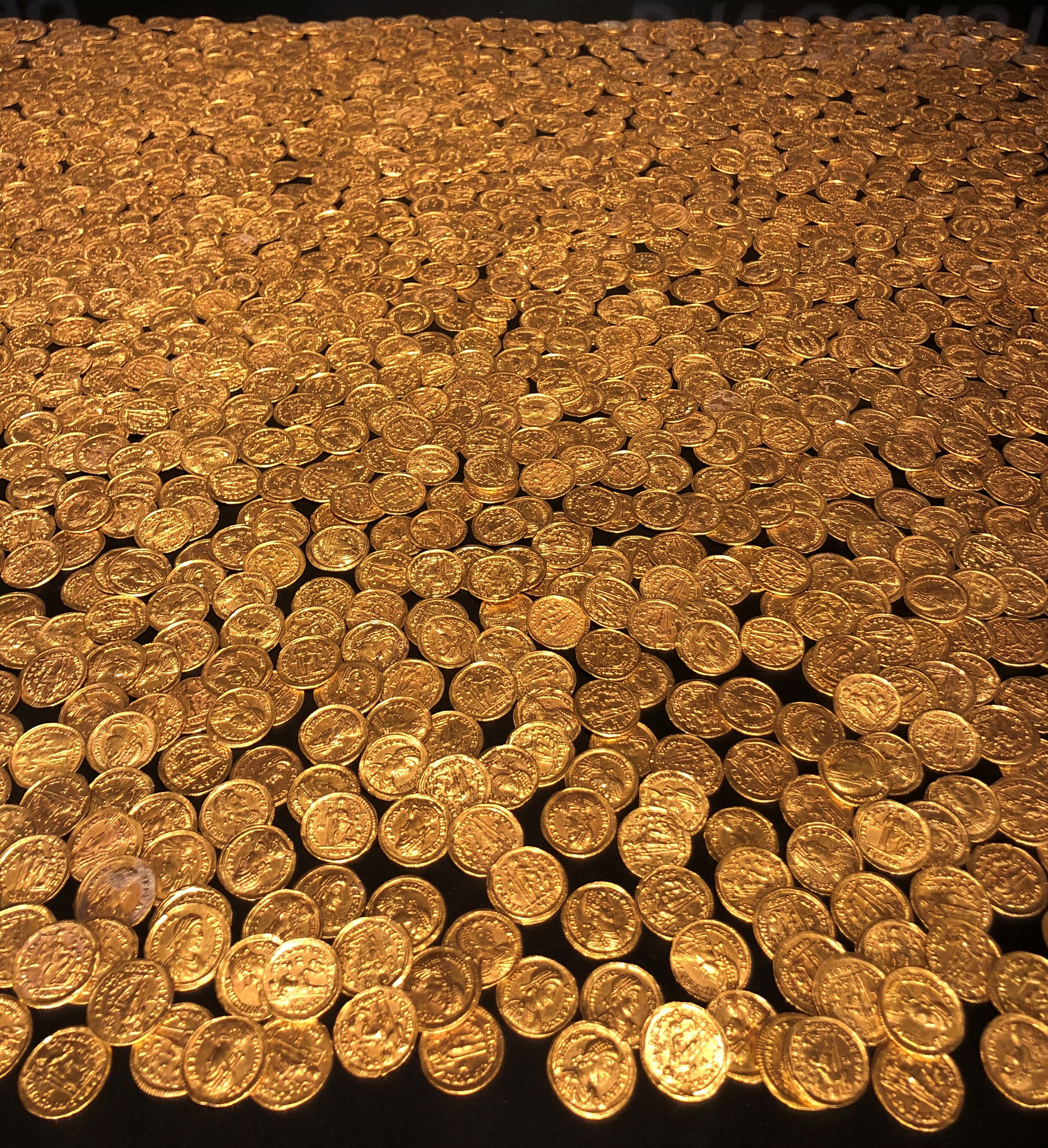 pile of gold coins